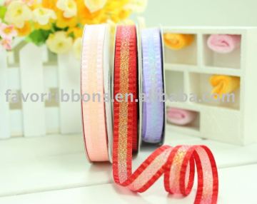 Polyester metallic ribbon