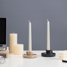 Vintage Rustic Concrete Pillar Candle Holders