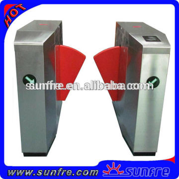 Automatic flap barrier, flap gate access control