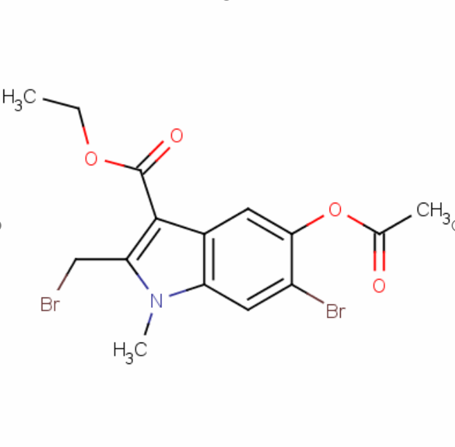 5-acetoxy-6-bromo-2- (Bromomethyl CAS 110543-98-1 ของ 99%