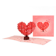 Custom 3D Pop Up Paper Flowers - Love Theme Valentine's Day Cards