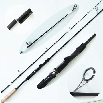 2 Section Carbon Fiber Sea Bass Rod With luminous paint