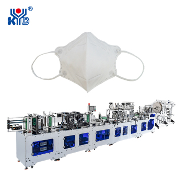 High Speed Surgical Butterfly Fold Flat Mask Machine