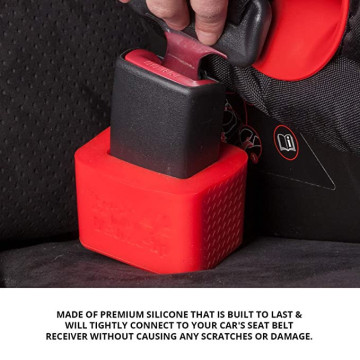 Porte-bande de ceinture de sécurité de voiture de silicone personnalisé