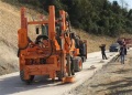 Estaleiro de guardrail da estrada / equipamento de perfuração