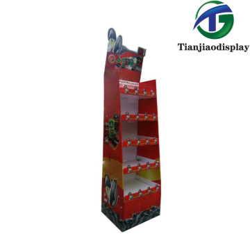 Multi-layer Trapezoidal Paper Display Stand