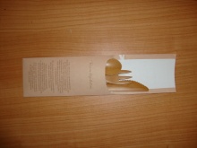 Gift Pack Restaurant Forks Bags SGS Bureau Veritas Quality Test Passed Printed Business Card Paper Holder Small Bag Pouch Paper