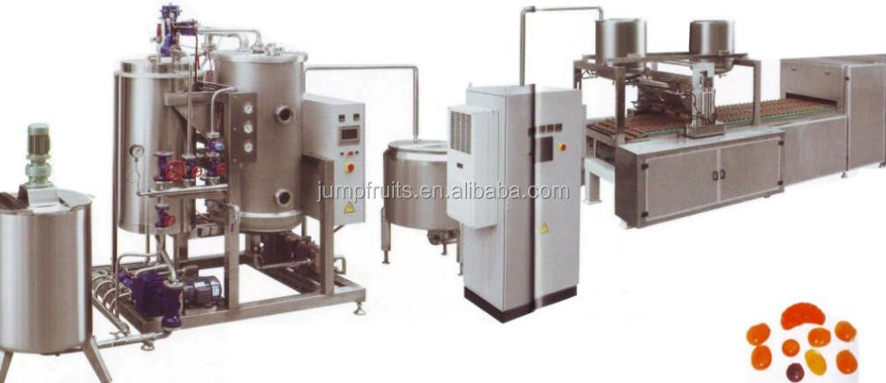 Soft candy processing line