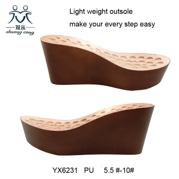 Wedge Heel Outsole for Ladies Sandals