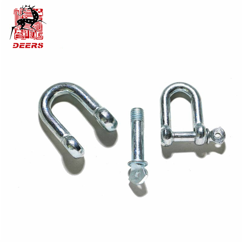 Factory direct price screw pin Galvanized stainless steel ship fender mooring anchor chain shackle