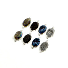 Natural Druzy Agate Geode Crystal Clusters for Jewelry Accessories