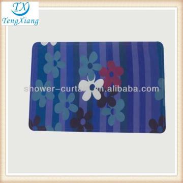 terry cloth water absorbent non slip bath mat