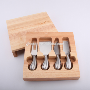 cheese knife stainless steel cheese tools with cheese board set