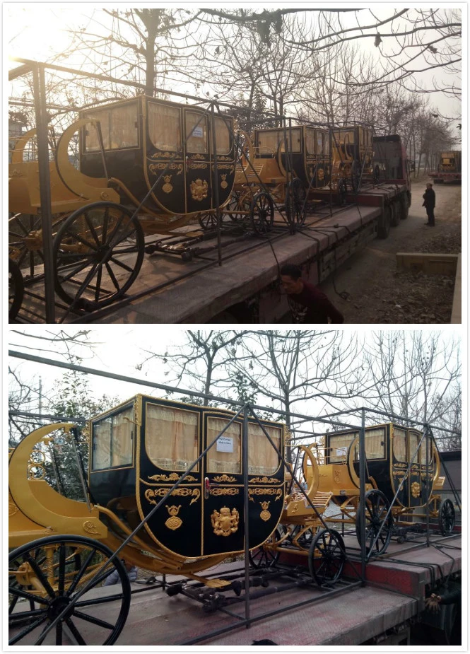 Christmas Royal Horse Carriage Princess Wagon for Europe