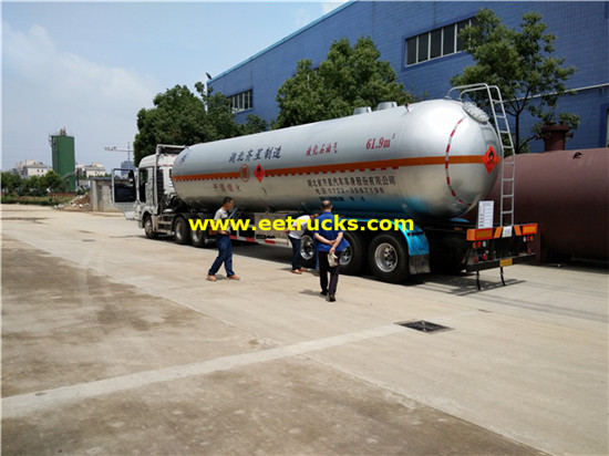 61.9m 26ton Bulk Propan Tanker Trailers