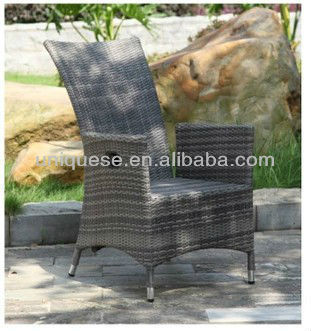 Alum wicker chair with auto back nautica furniture