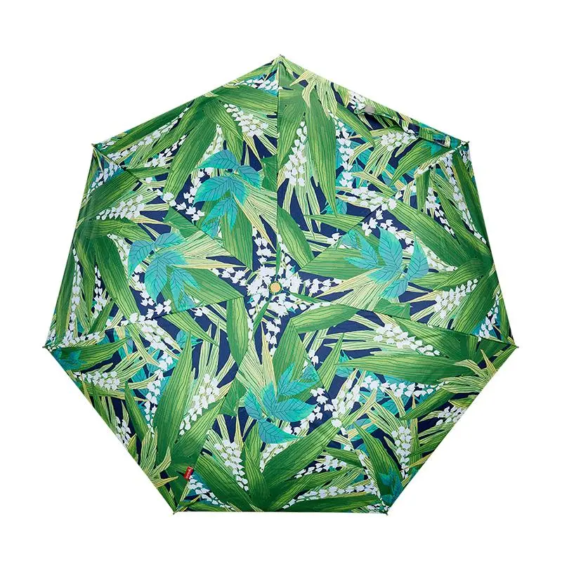 Strong Fold Umbrella Print Low Price Purple Mini Compact Manual Reinforced 210t Canopy Lightweight Wholesale Popular Custom