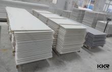 Personalized Matte White Acrylic Solid Surface Stone Slab S