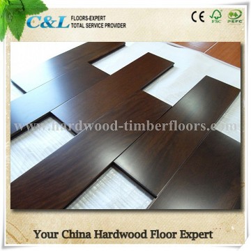 Cheap Dark Color Taun Solid Wood Floors
