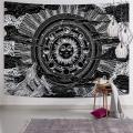 Volle maan oceaan tapijthanging Moonlight Garden Tapestry