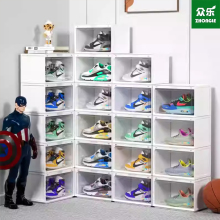 Transparent shoe box storage box acrylic plastic