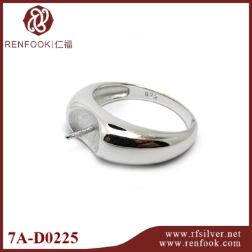 Fashionable jewellery designs 925 silver man pearl ring