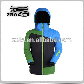 Support paypal functional seam taped colorful snowboard jacket