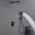 真鍮製のシャワー蛇口セット降雨シャワー