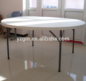 Best selling Plastic folding table, round table, plastic material table, YZ-Y150