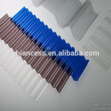 Rectangle Round shape PC Wave Sheets Polycarbonate roofing corrugated tile
