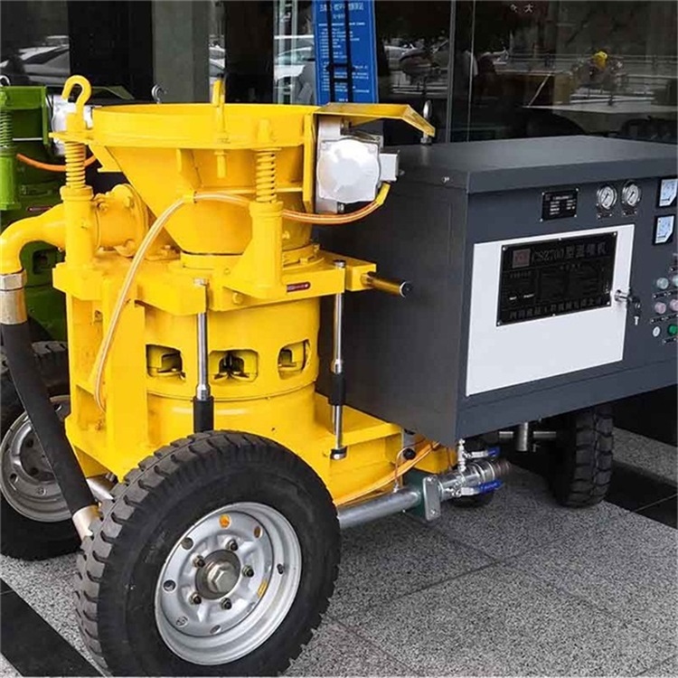 Wet concrete spraying machine engineering concrete spray wet machine the structure is simple and adaptable