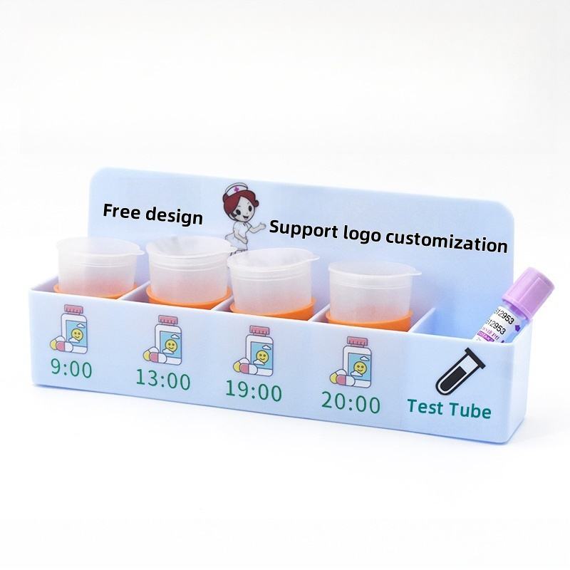 caixa de armazenamento de medicamentos de plástico plastic medicine storage box
