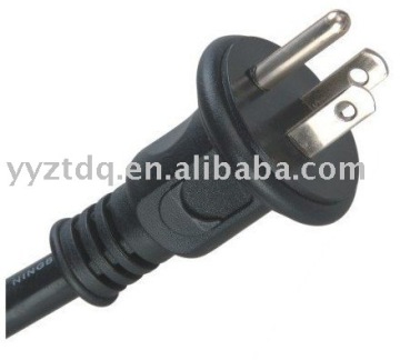 Japanese power cord RoHS PSE Approved