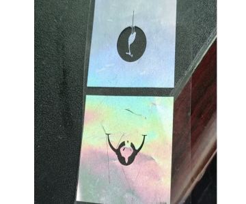 Laser Ink With Rainbow Effect