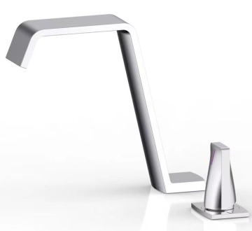 Black Sliver High Quality Bathroom Basin Tap One Handle Mixer Tap latest Design