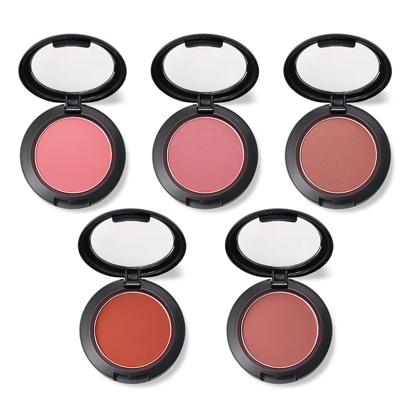 Long lasting powder 5color blush Custom logo Thin and delicate wholesale vegan private label cosmetic