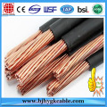 Cable aislado PVC de baja tensión eléctrico 3x1.5