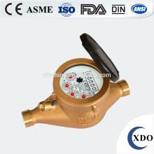 Multi jet dry type vane wheel water meter with reed switch option