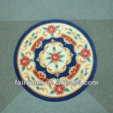Iranian Silk Carpet Silk Round Rugs Silk and Gold Rugs 002