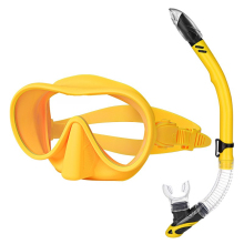 All-Wrapped Face Mirror All-Dry Snorkel Set - Comfortable Scuba Snorkeling Gear