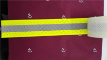 Breathable yellow flame retardant reflective cloth