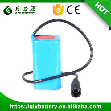 5200mAh 7.4V 18650 Lithium Battery For Led Portable light