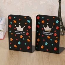 Crown hollow metal bookend Students bookend creative lovely