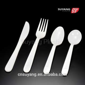 PP Disposable White Plastic Tableware Cutlery