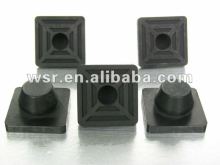 rubber square foot, rubber feet