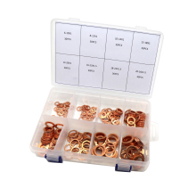 Wholesale High-Quality Solid Metric Copper Crush Washers - 240PC, 8 Sizes (SYD-1024)