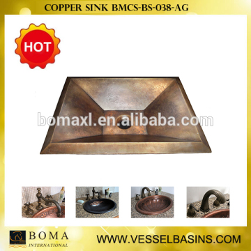 cheap kitchen sinks design smooth apron coffee Copper Sink