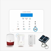 gsm alarm system for andriod&app use wireless zone and wired zone