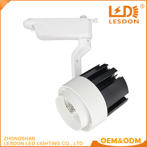 commercial lighting die casting aluminum 30w led track spot light , led track rail lights