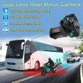 12.3 Inch Bus Truck Electronic Rearview Mirror DVR System H.265 Recorder Monitor 2 Channel 1920X1080P WDR AHD Side View Camera